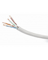 Gembird kabel instalacyjny UTP, 4x2, kat. 6, CCA, linka AL-CU, 100m, szary - nr 6