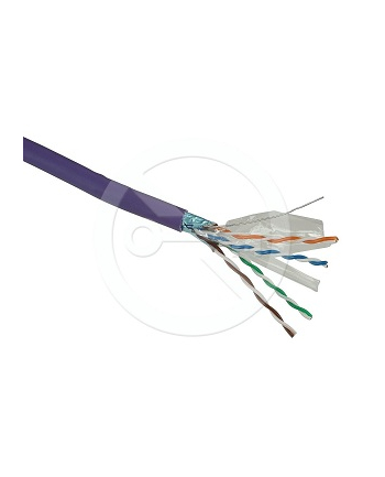 Instalacja kablowa Solarix CAT6 FTP LSOH drut 500m/box