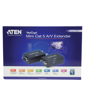 ATEN VE-022 Mini Cat 5 A/V Extender