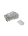 Solarix modular plug 8p8c CAT6 folded shielded for wire (100p) - nr 3