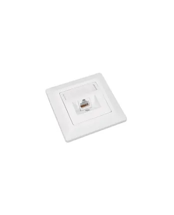 Solarix outlet CAT6 UTP 1 x RJ45 podtynkowy biały