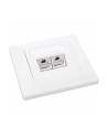 Solarix gniazdo 2 x CAT5e UTP RJ45 podtynkowy biały - nr 6