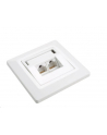 Solarix outlet CAT6 STP 2 x RJ45 podtynkowy biały - nr 4