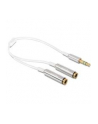 Delock Kabel Jack Stero Mini(M) 3.5mm 3-PIN > Jack Stereo mini(F) 3-PIN x2, 25cm - nr 13