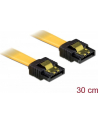 Delock kabel do dysków serial ata II data 30cm zatrzaski metalowe żółty - nr 25