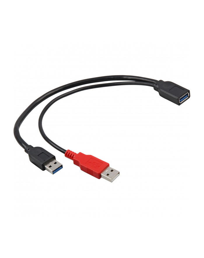 Delock kabel USB-A(M) x2 -> AF 3.0, 30cm główny