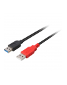 Delock kabel USB-A(M) x2 -> AF 3.0, 30cm - nr 24