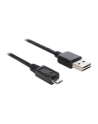 Delock kabel USB micro AM-MBM5P Easy-USB 2.0, 1m, czarny - nr 19