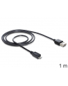Delock kabel USB micro AM-MBM5P Easy-USB 2.0, 1m, czarny - nr 3