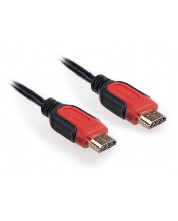 Equip kabel monitorowy HDMI-HDMI V1.4 GOLD, 1m, czarny