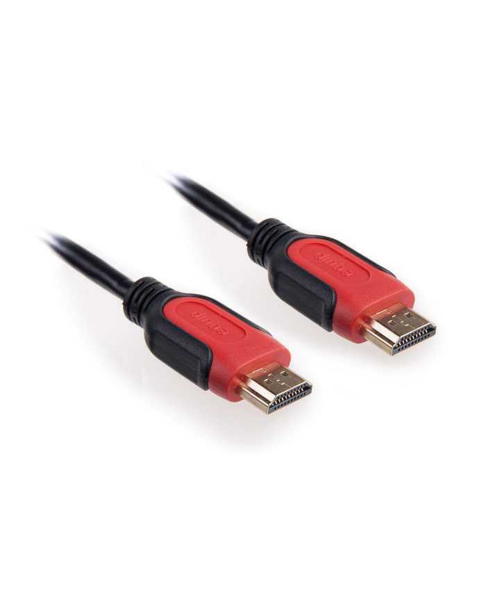 Equip kabel monitorowy HDMI-HDMI V1.4 GOLD, 2m, czarny główny
