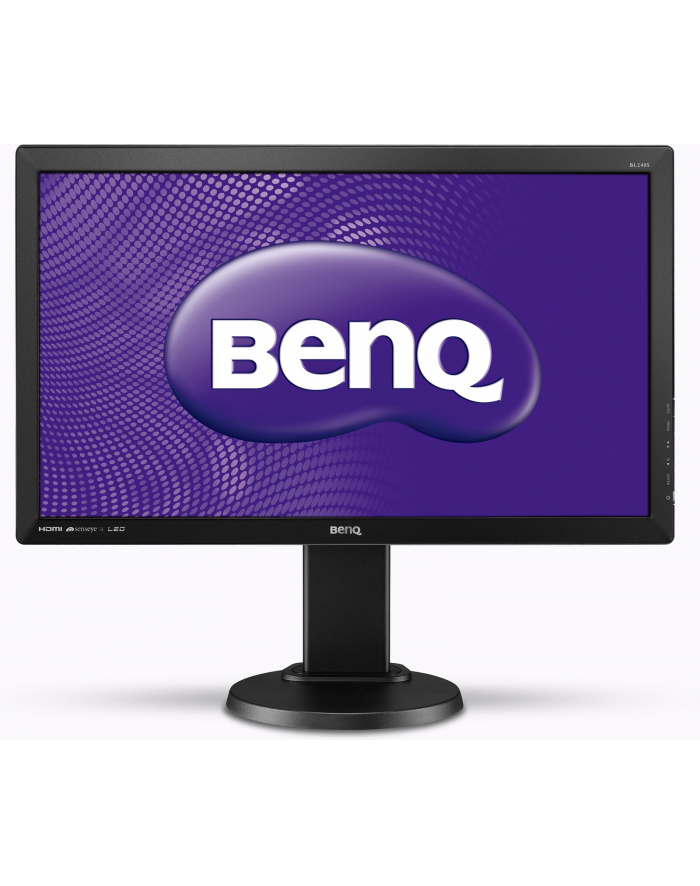 BenQ Monitor LED BL2405HT 24'',wide FHD, DVI, HDMI, Flicker-Free, czarny główny
