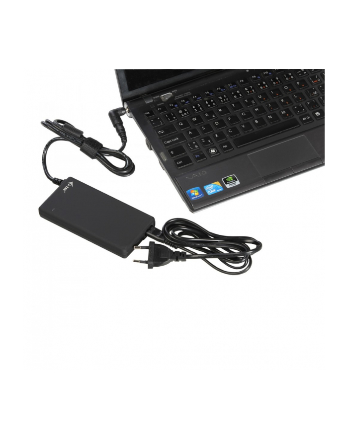 iTec i-tec Advance Ultra Slim Power Adapter 90W 1x USB zasilacz z 10 konektorami główny