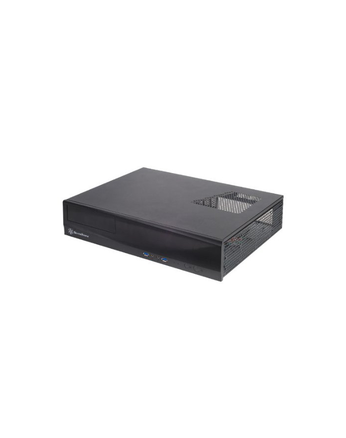 SilverStone Milo ML03 HTPC/ desktop case, USB 3.0 x2, black, w/o PSU główny