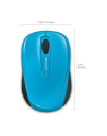 L2 Wireless Mobile Mouse3500 Mac/Win USB EMEA EG EN/DA/DE/IW/PL/RO/TR  Cyan Blue - nr 17