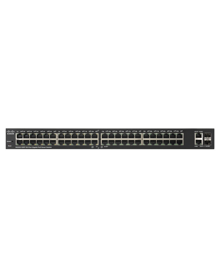 Cisco 50-port Gigabit Smart Switch, PoE, 370W główny