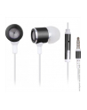 Gembird metalowe słuchawki stereo douszne MP3, 3.5mm Jack, czarno-białe - nr 10