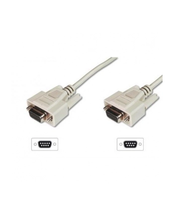 Kabel szeregowy ASSMANN 9pin /Ż - 9pin /Ż null-modem 3m