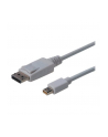 Kabel DisplayPort ASSMANN DP/M-DPmini /M, 1.1a czarny, 1m - nr 2