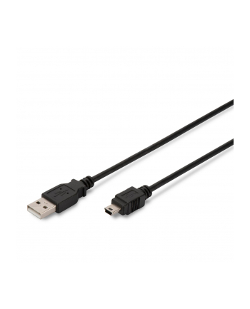 Kabel USB ASSMANN 2.0 A/M - mini B/M, 1m