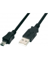 Kabel USB ASSMANN 2.0 A/M - mini B/M, 1,8m - nr 10