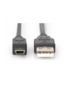 Kabel USB ASSMANN 2.0 A/M - mini B/M, 1,8m - nr 18