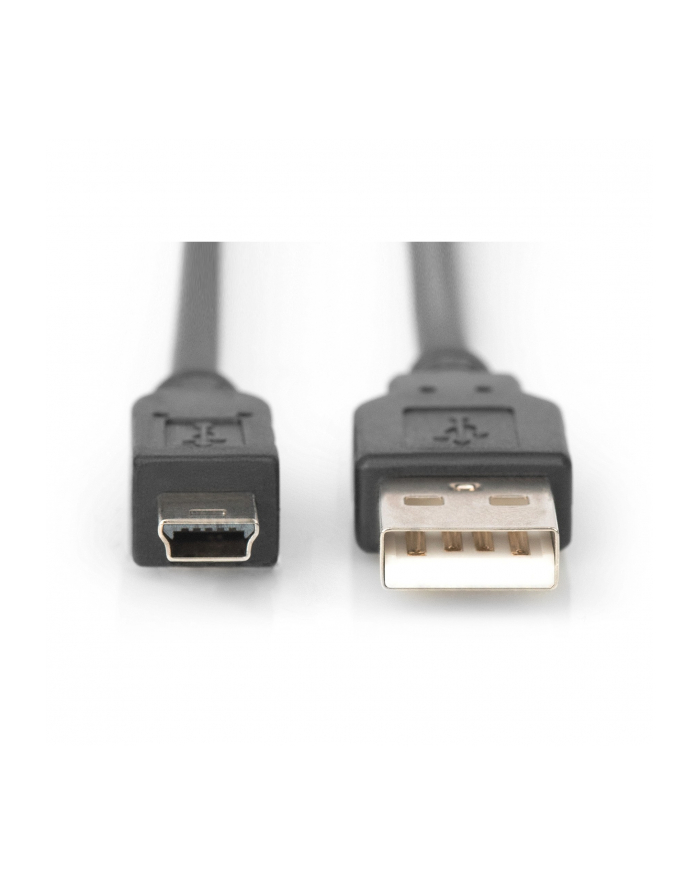 Kabel USB ASSMANN 2.0 A/M - mini B/M, 1,8m główny