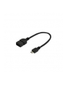 Kabel OTG USB ASSMANN 2.0 A /F - microUSB B/M 0,2m - nr 4