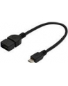 Kabel OTG USB ASSMANN 2.0 A /F - microUSB B/M 0,2m - nr 9