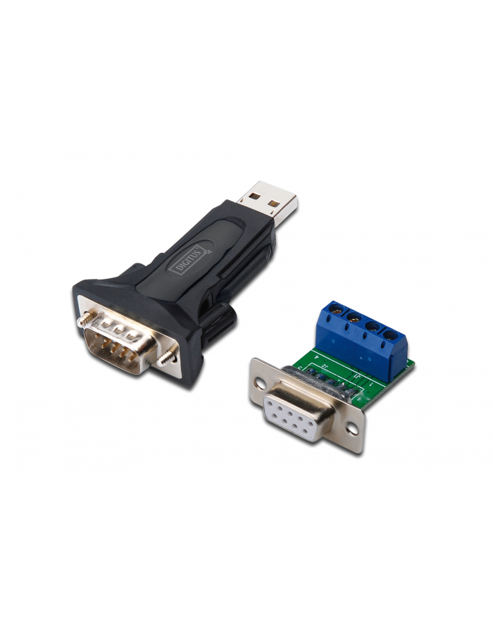 Konwerter Digitus USB 2.0/RS232/485 M/M główny