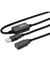 Przedłużacz USB 2.0A /M - USB A/Ż DIGITUS 10m  czarny - nr 11