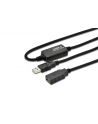 Przedłużacz USB 2.0A /M - USB A/Ż DIGITUS 10m  czarny - nr 12