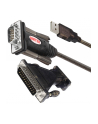 Adapter Unitek USB - 1x RS-232 + Adapter DB9F/DB25M Y-105A - nr 2