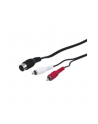 Kabel Audio-Video 1.5m 5-stykowy wtyk DIN -> 2 x Cinch - nr 1