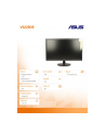 Asus Monitor LED VS228DE 21.5'' wide Full HD; 5ms; czarny - nr 47