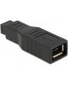 Delock adapter FireWire 9 pin męski> 6 pin żeński - nr 27