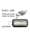 Delock kabel USB AM -> BM Easy-USB 2.0, kątowy, 1m, czarny - nr 3