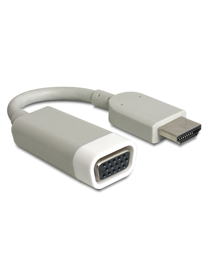 ADAPTER HDMI-AM->VGA F NA KABLU 15CM DELOCK główny