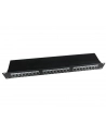 Gembird patch panel 19'' 24 port 1U kat.5e ekranowany, czarny - nr 5