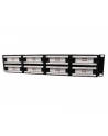 Gembird patch panel 19'' 24 port 1U kat.6 ekranowany, czarny - nr 7