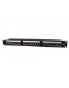 Gembird patch panel 19'' 24 port 1U kat.6 ekranowany, czarny - nr 8