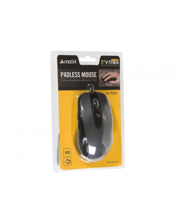 Mysz optyczna A4tech N-708X V-Track, 1600DPI, USB, czarna nr 2