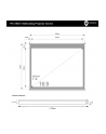 4World Elektryczny ekran projekcyjny z pilotem 159x90 (16:9) biały mat - nr 16