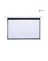 4World Elektryczny ekran projekcyjny z przełącznikiem 203x152 (4:3) biały mat - nr 8