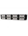 Gembird patch panel 19'' 24 port 1U kat.6 ekranowany, czarny - nr 6