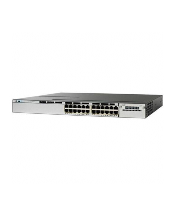 Cisco Catalyst 3850 24 Port 10/100/1000 UPoE, 1100W AC PS, IP Base