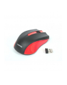 Mysz bezprzewodowa OMEGA OM-419 2,4GHz, 1000DPI, nano USB, czarno-czerwona - nr 3