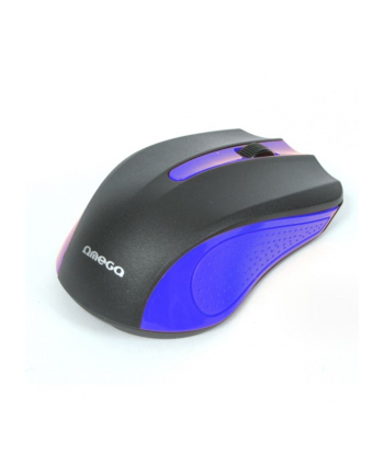 Mysz optyczna OMEGA OM-05, 1000DPI, USB, czarno-niebieska