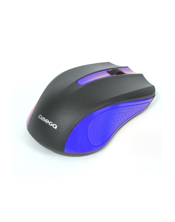 Mysz optyczna OMEGA OM-05, 1000DPI, USB, czarno-niebieska główny