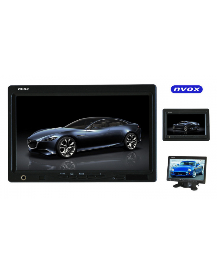 NVOX Monitor LCD 7' HD zagłówkowy lub wolnostojący główny